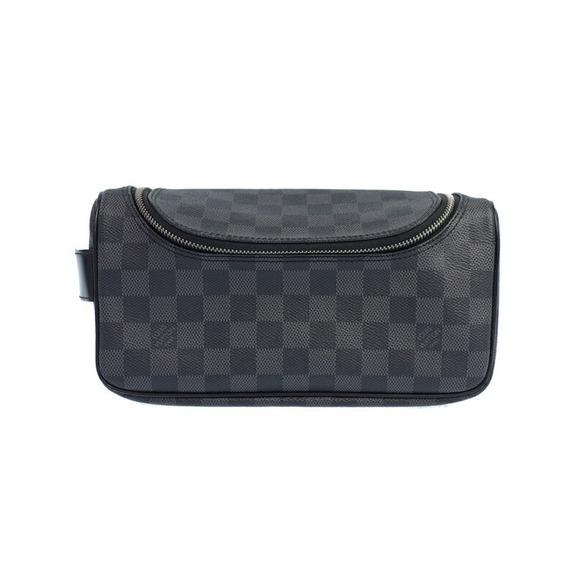 Louis Vuitton Pouch Toilette Black Graphite Damier Travel - Picture 1 of 5